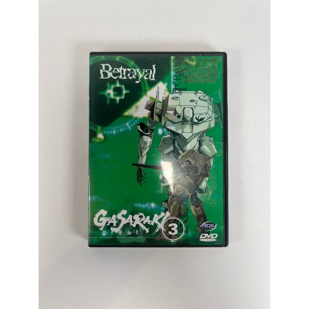 DVD - Gasaraki - Volume 3: Betrayal - English / Japanese - ADV Films - 2000